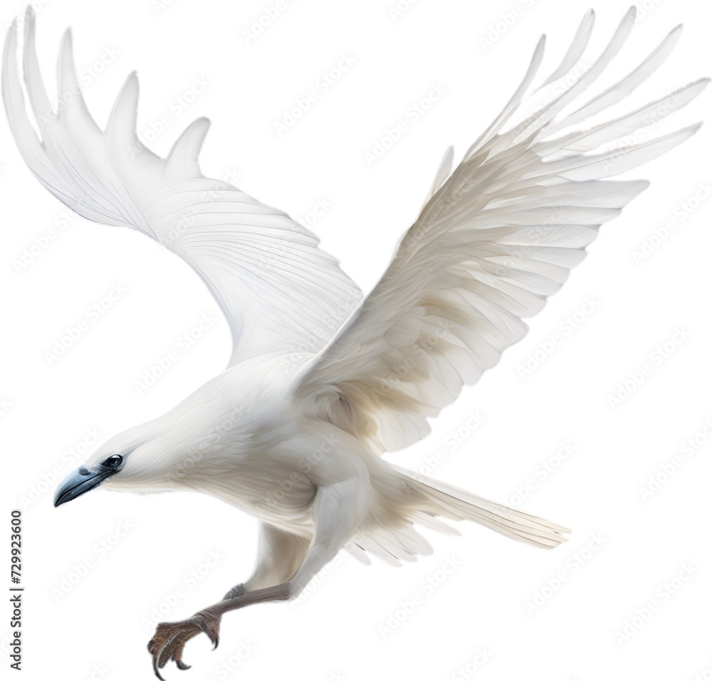 Obraz premium Crow, Close-up colored-pencil sketch of a crow 