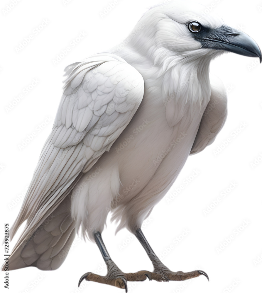 Fototapeta premium Crow, Close-up colored-pencil sketch of a crow 