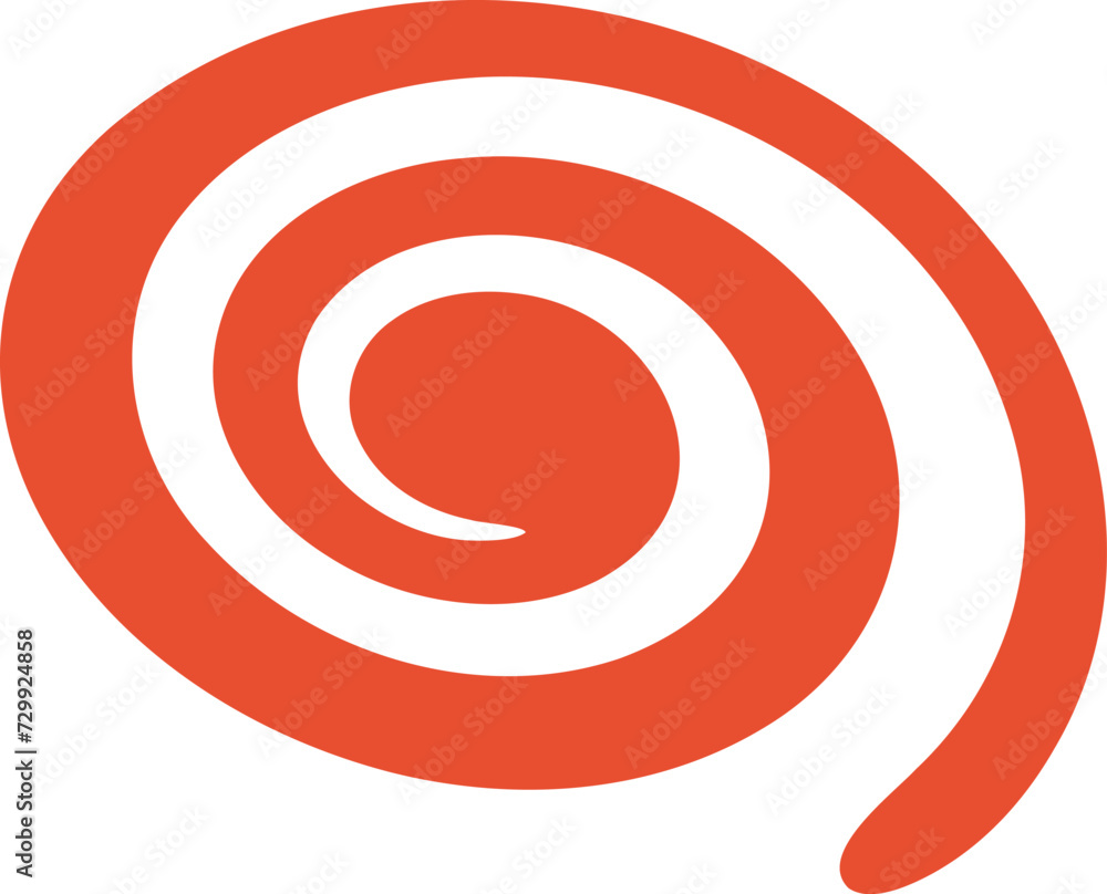 Spiral shape illustration. Circle swirl pattern design element Spiral shape illustration. Circle swirl pattern design element