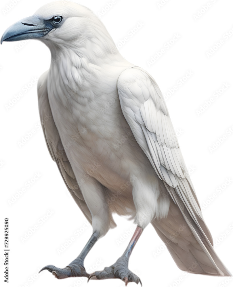 Fototapeta premium Crow, Close-up colored-pencil sketch of a crow 