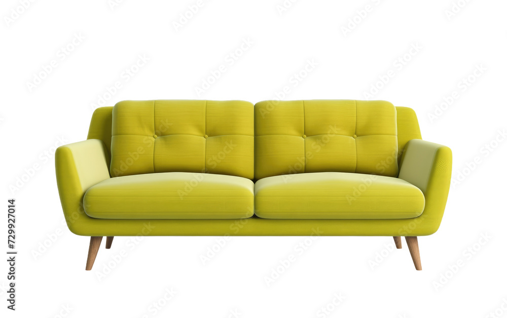The Clean Lines and Refined Form of a Modern Sofa Statement on a White or Clear Surface PNG Transparent Background. The Clean Lines and Refined Form of a Modern Sofa Statement on a White or Clear Surface PNG Transparent Background.