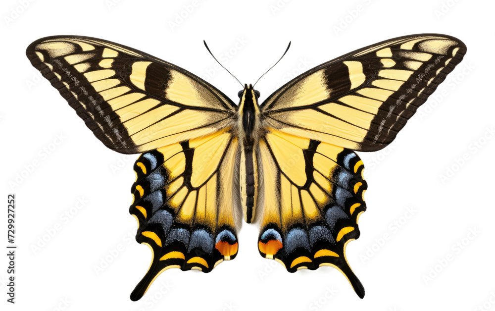 The Swallowtail Butterfly Gliding Through the Air with Graceful Ease on a White or Clear Surface PNG Transparent Background. The Swallowtail Butterfly Gliding Through the Air with Graceful Ease on a White or Clear Surface PNG Transparent Background.