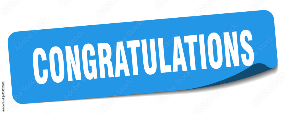 congratulations sticker. congratulations label congratulations sticker. congratulations label