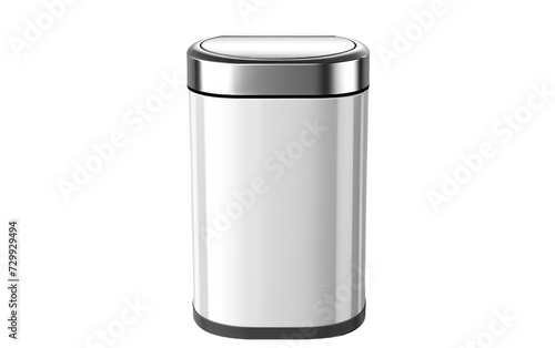 Keep Your Space Clean with Our Durable Trash Can Perfect for Home and Office Use on a White or Clear Surface PNG Transparent Background.