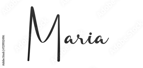 Maria - black color - name written - ideal for websites,, presentations, greetings, banners, cards, books, t-shirt, sweatshirt, prints, cricut, silhouette, sublimation

Lingua parole chiave: Italiano