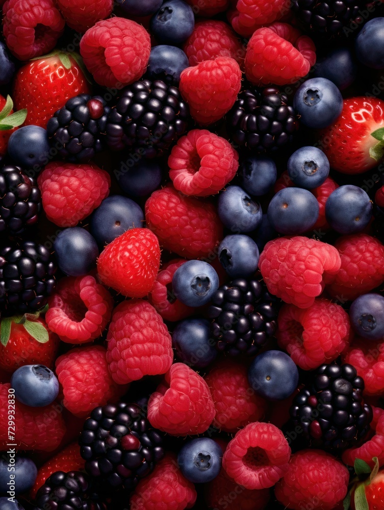 Berries Row Fresh, background, close up. Realistic berry, detailed. Grocery product advertising, menu or package. Berries Row Fresh, background, close up. Realistic berry, detailed. Grocery product advertising, menu or package.
