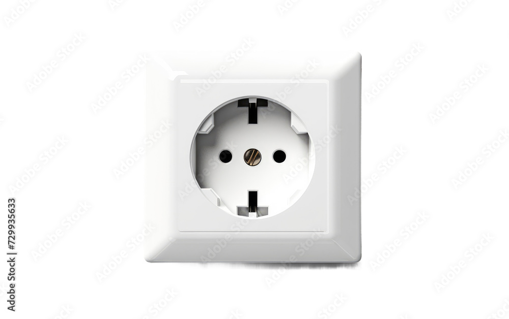 Convenience with a Modern Wall Socket and Electrical Plug Ensemble on a White or Clear Surface PNG Transparent Background. Convenience with a Modern Wall Socket and Electrical Plug Ensemble on a White or Clear Surface PNG Transparent Background.