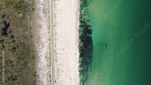 Aerial view of The Driver Beach near resort of Dyuni, Burgas Region, Bulgaria  photo