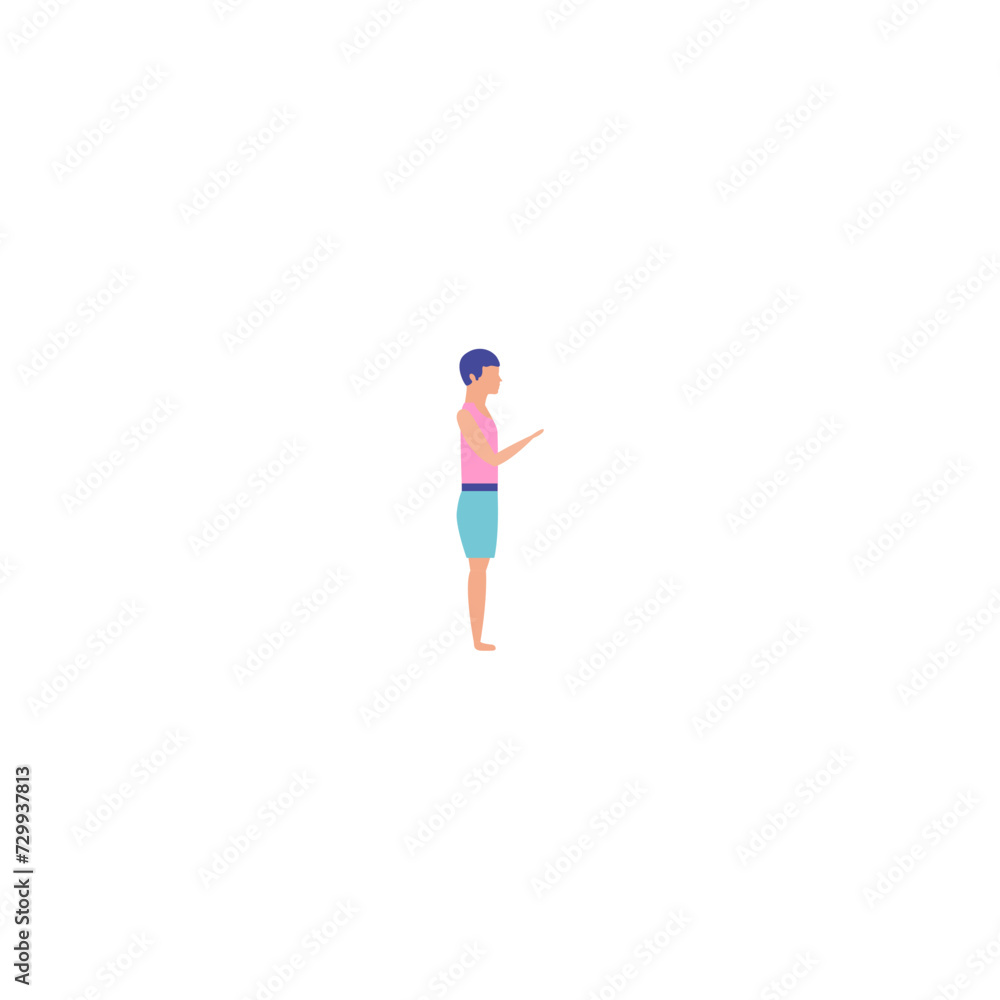 people in beach clothes pose vector vector people in beach clothes pose vector vector