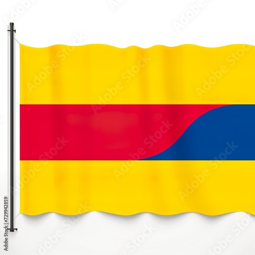 Colombian National Flag colors banner 