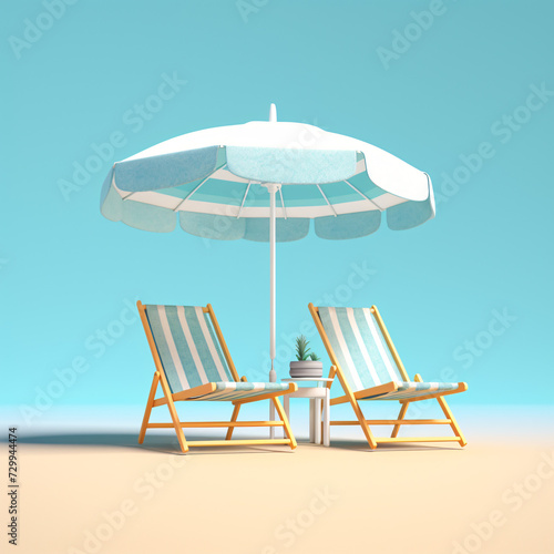 Beach umbrella