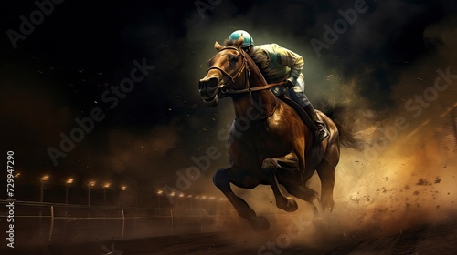 Racing Horse © Frank
