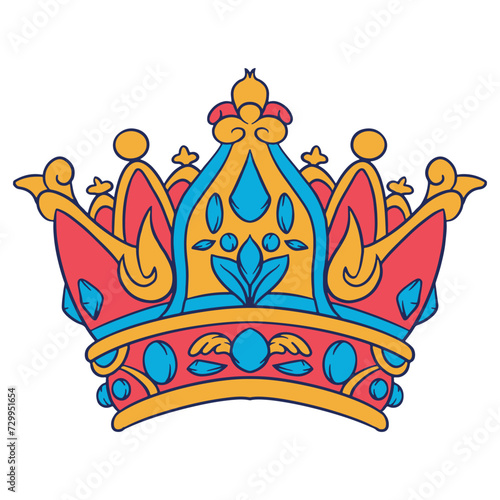  Sapphire Royal Golden Crown