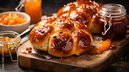 Czech Easter pastry resembling cross bun
