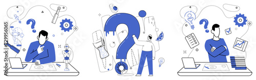 Business modeling vector illustration. Management, maestro business, orchestrates symphony success through strategic modeling A well-crafted business model is compass guiding projects