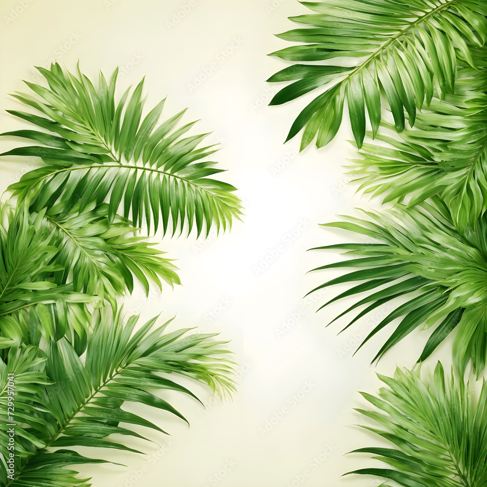 palm tree leaves background palm tree leaves background