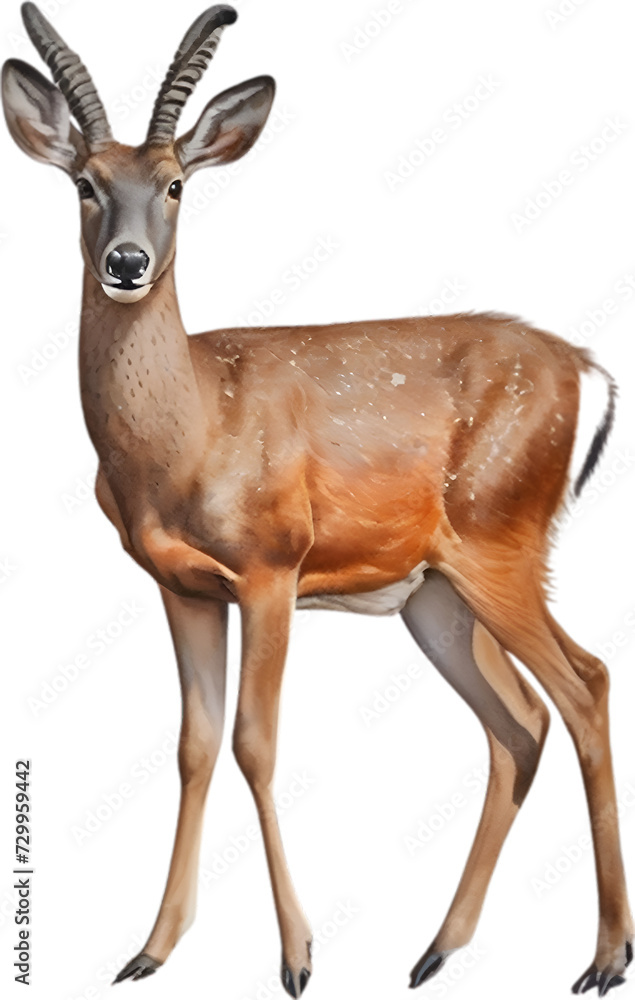 Fototapeta premium Roe Dee. Close-up watercolor of Roe Dee. 