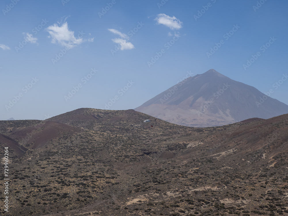 Landscape of Teide National Park .