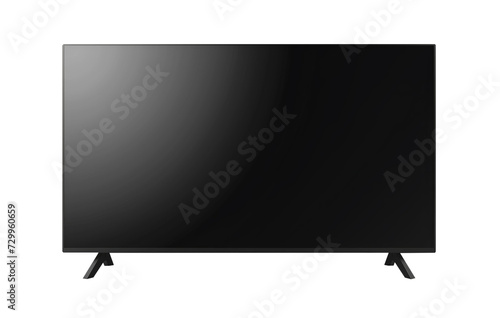 television isolated from white or transparent background