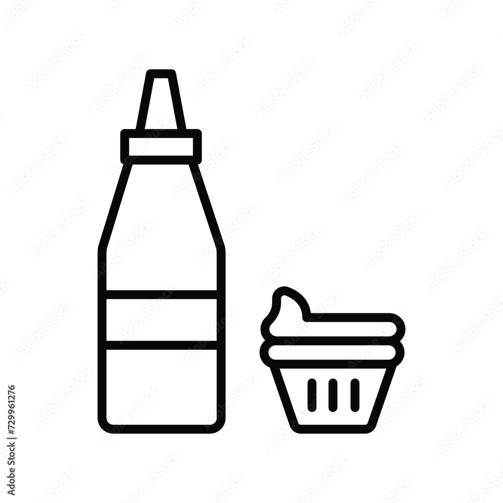 sauce icon with white background vector stock illustration sauce icon with white background vector stock illustration