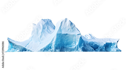 iceberg in the water isolated on white backgroud png