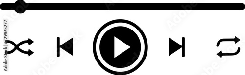 Song music player svg