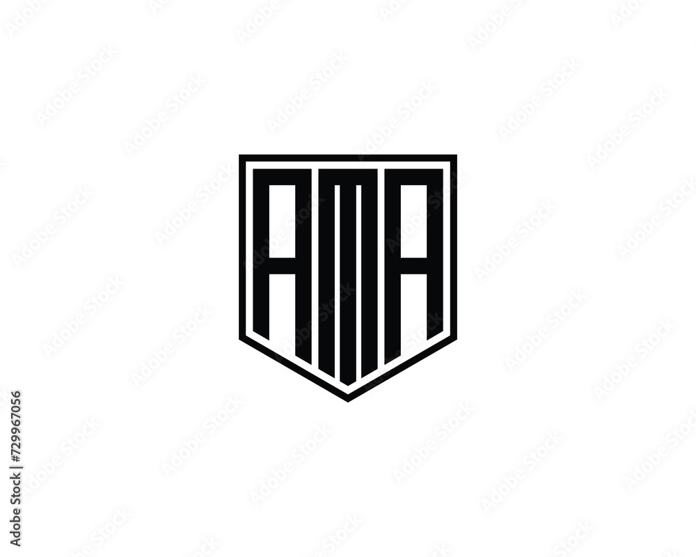 AMA Logo design vector template