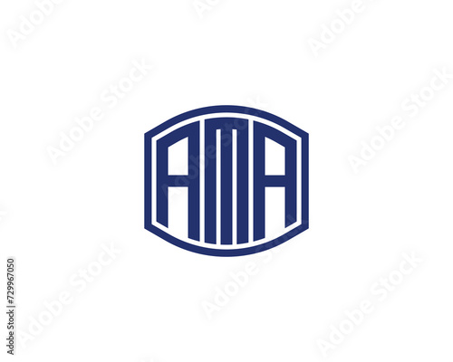 AMA Logo design vector template