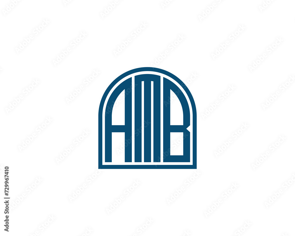 AMB Logo design vector template