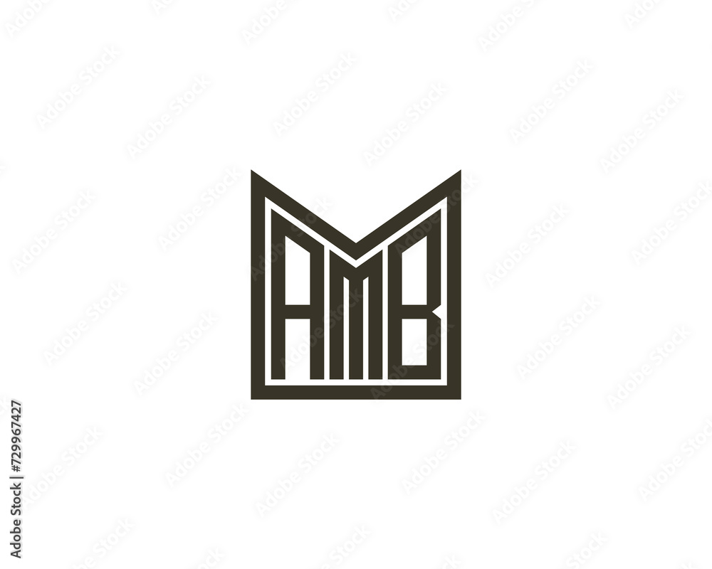 AMB Logo design vector template AMB Logo design vector template