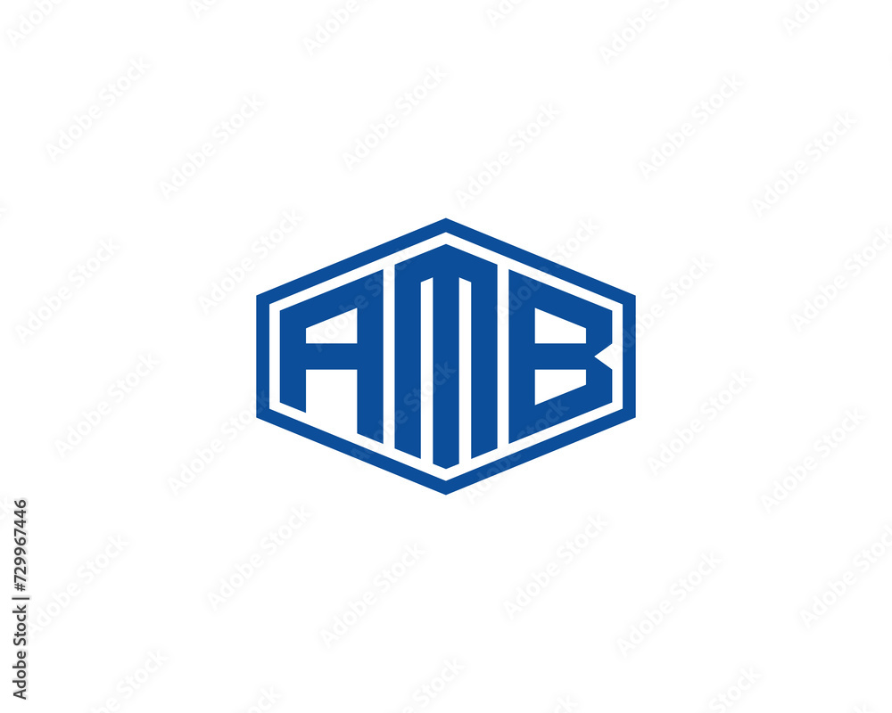 AMB Logo design vector template AMB Logo design vector template