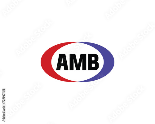 AMB Logo design vector template