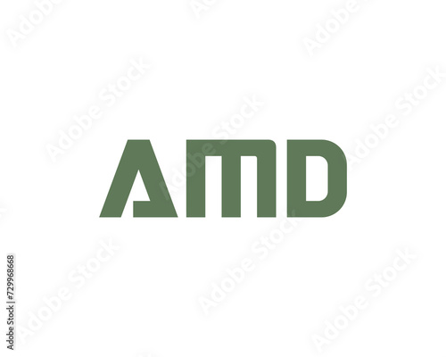 AMD Logo design vector template