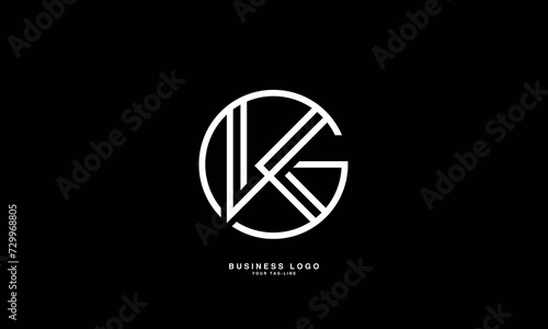 GK, KG,G , K, Abstract Letters Logo Monogram photo