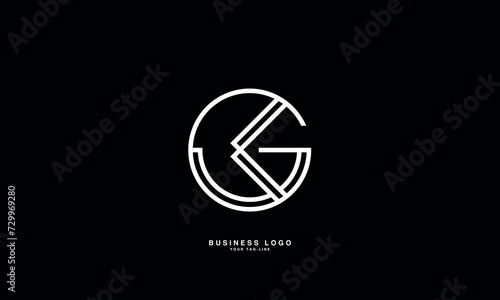 Free Download GK, KG,G , K, Abstract Letters Logo Monogram - GFXLoad