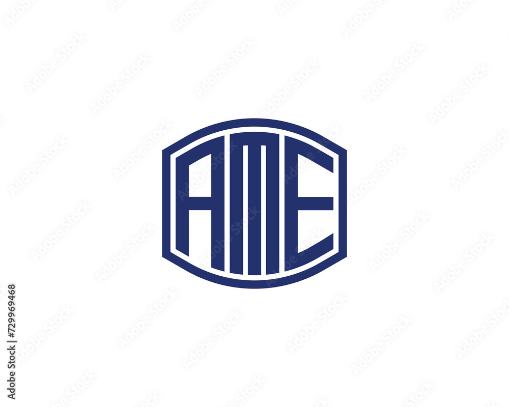 AME logo design vector template AME logo design vector template