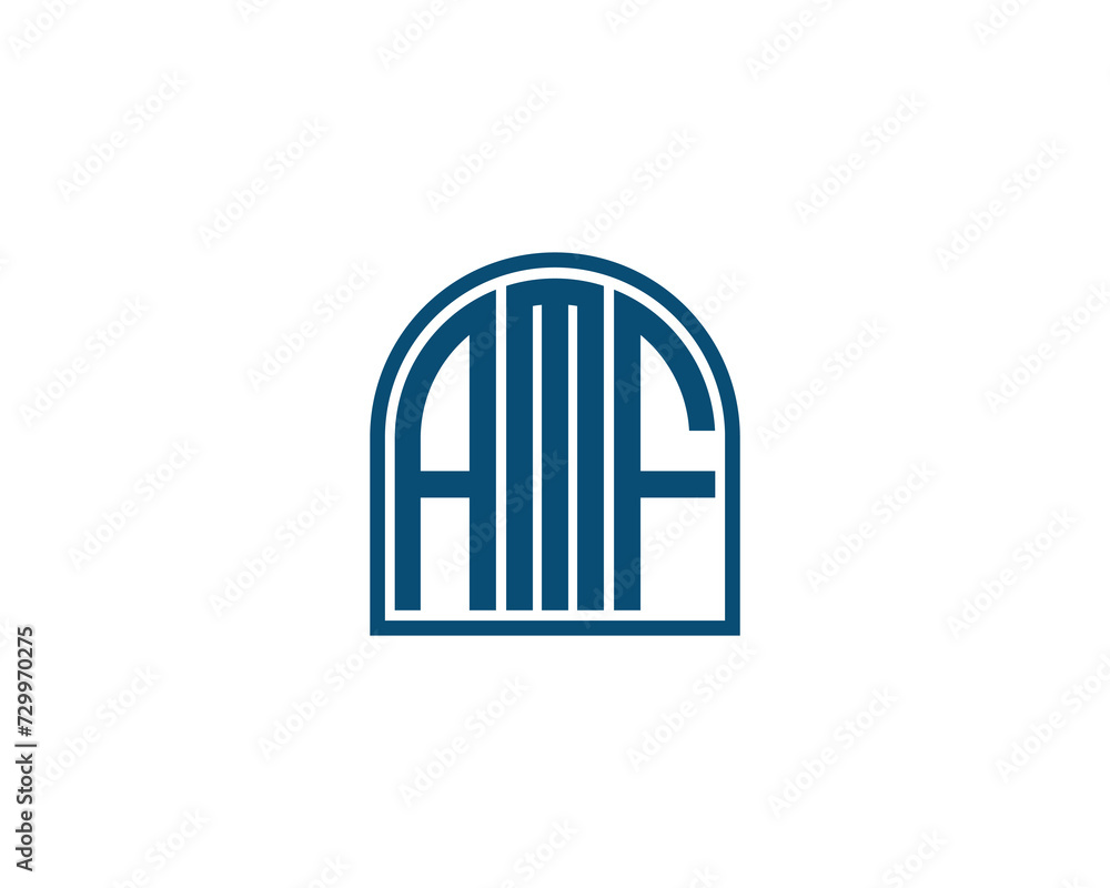 AMF Logo design vector template AMF Logo design vector template