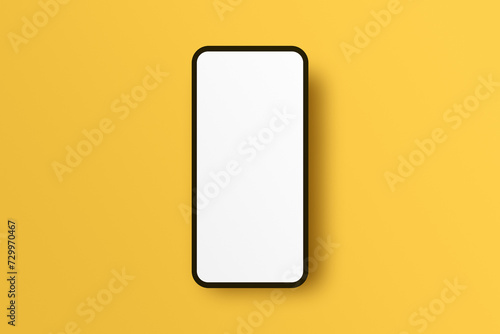 Free Download Smart phone LCD monitor personal computer isolated app template. Blank telephone screen mockup frame display to showcase website design project or application. - GFXLoad