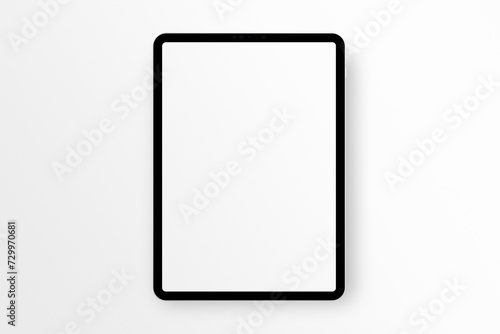 Smart phone tablet LCD monitor personal computer isolated app template. Blank telephone pad screen mockup frame display to showcase website design project or application.