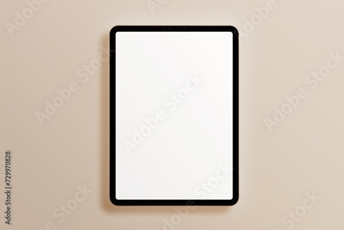 Smart phone tablet LCD monitor personal computer isolated app template. Blank telephone pad screen mockup frame display to showcase website design project or application.