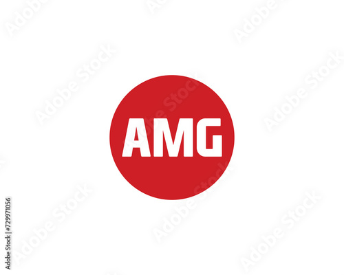 AMG Logo design vector template