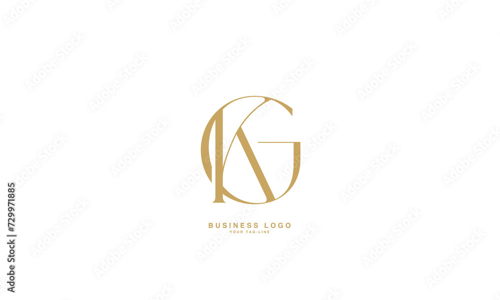 GK, KG, G, K, Abstract Letters Logo mONOGRAM GK, KG, G, K, Abstract Letters Logo mONOGRAM