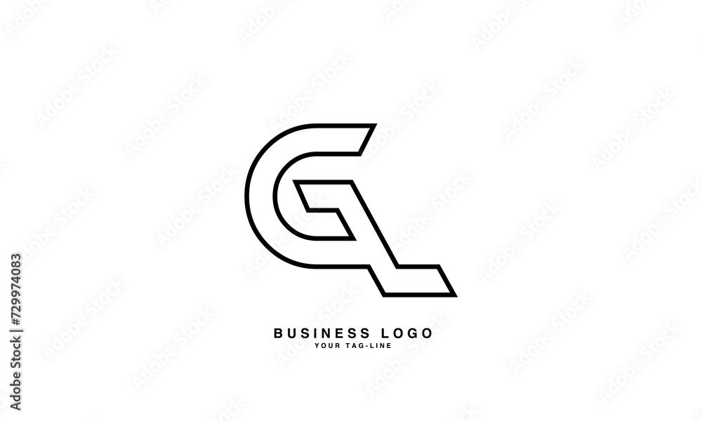 GL, LG, G, L, Abstract Letters Logo Monogram GL, LG, G, L, Abstract Letters Logo Monogram