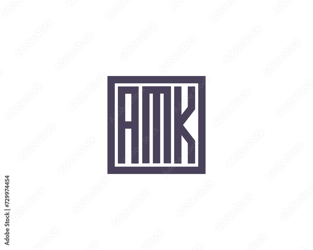 AMK logo design vector template AMK logo design vector template