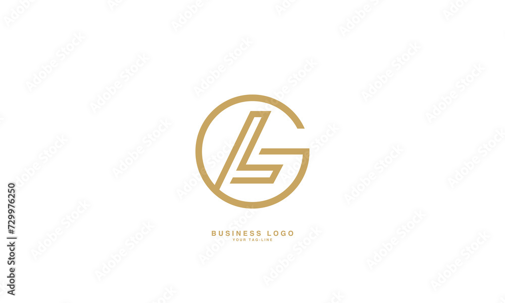 GL, LG, G, L;, Abstract Letters Logo Monogram GL, LG, G, L;, Abstract Letters Logo Monogram