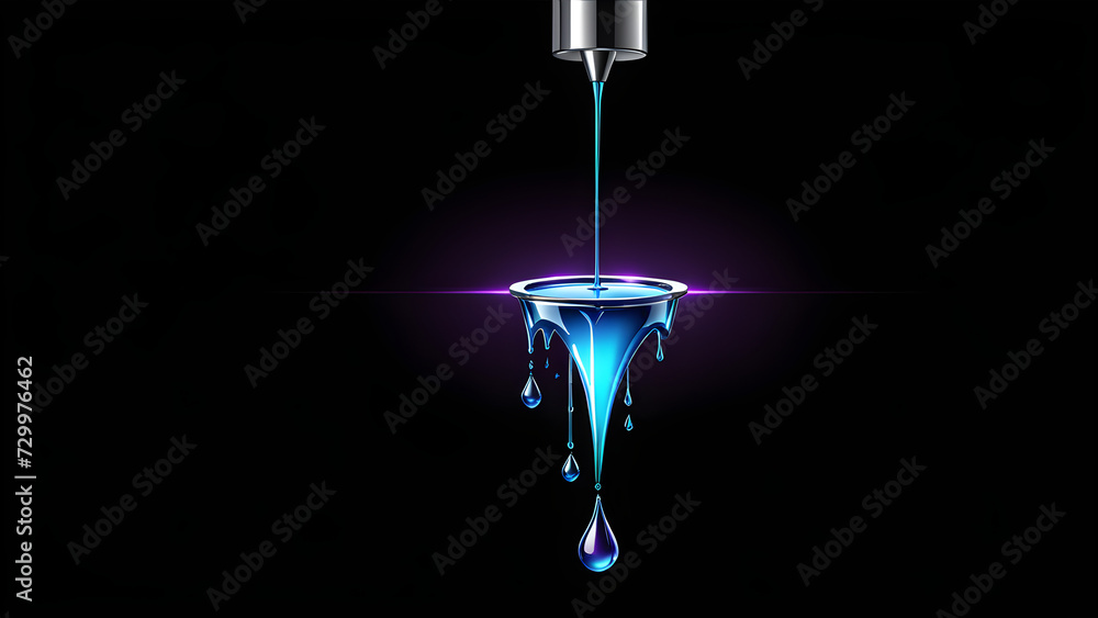 iv drip icon isolated on a black background. with black copy space - obrazy, fototapety, plakaty 