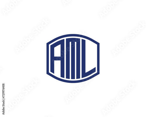 AML Logo design vector template