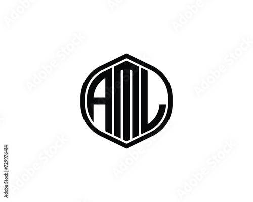 AML Logo design vector template