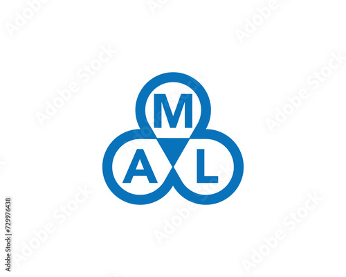 AML Logo design vector template