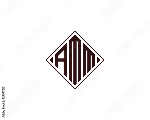 AMM Logo design vector template photo